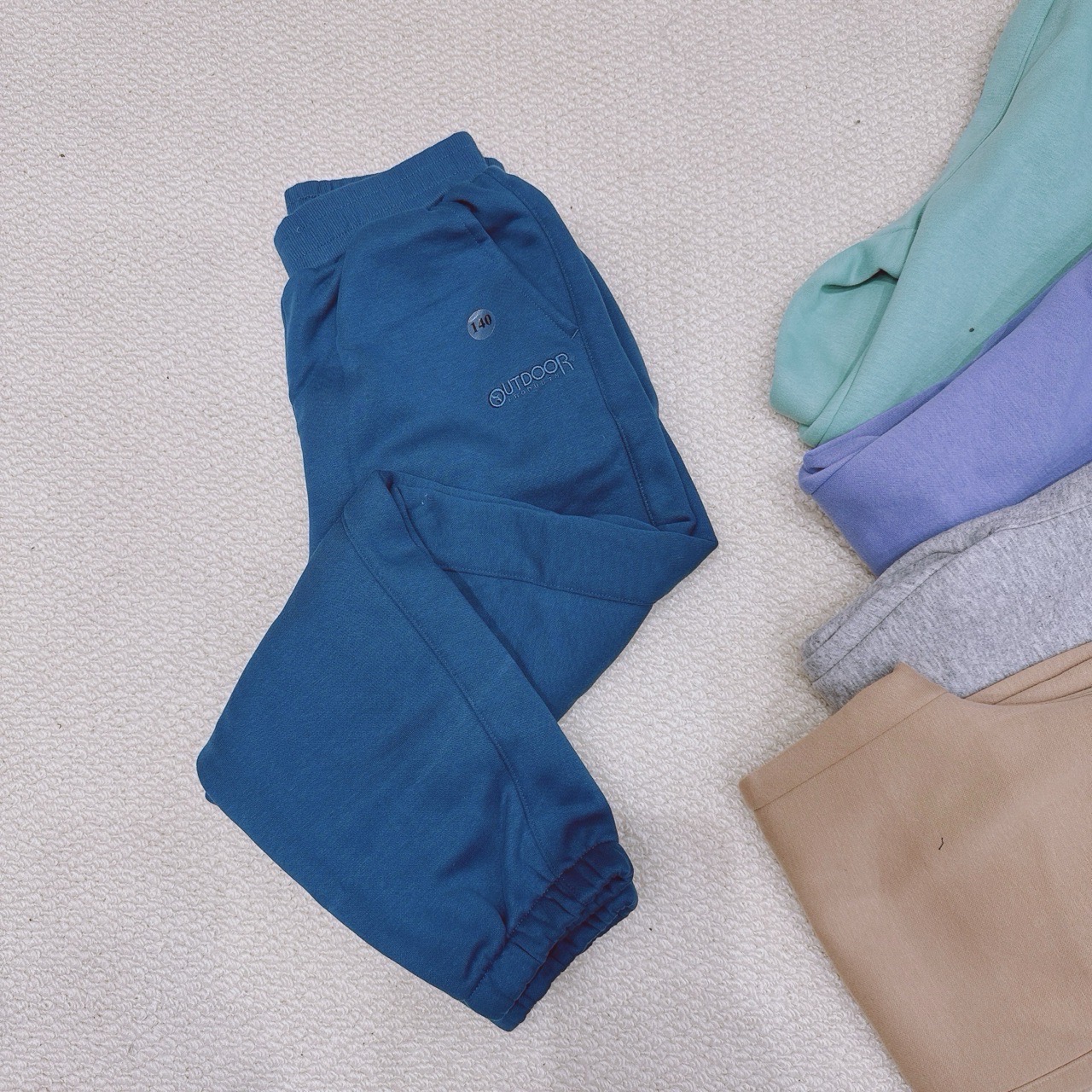 Quần nỉ bông OD xuất Hàn nhiều màu cho bé size 120-160