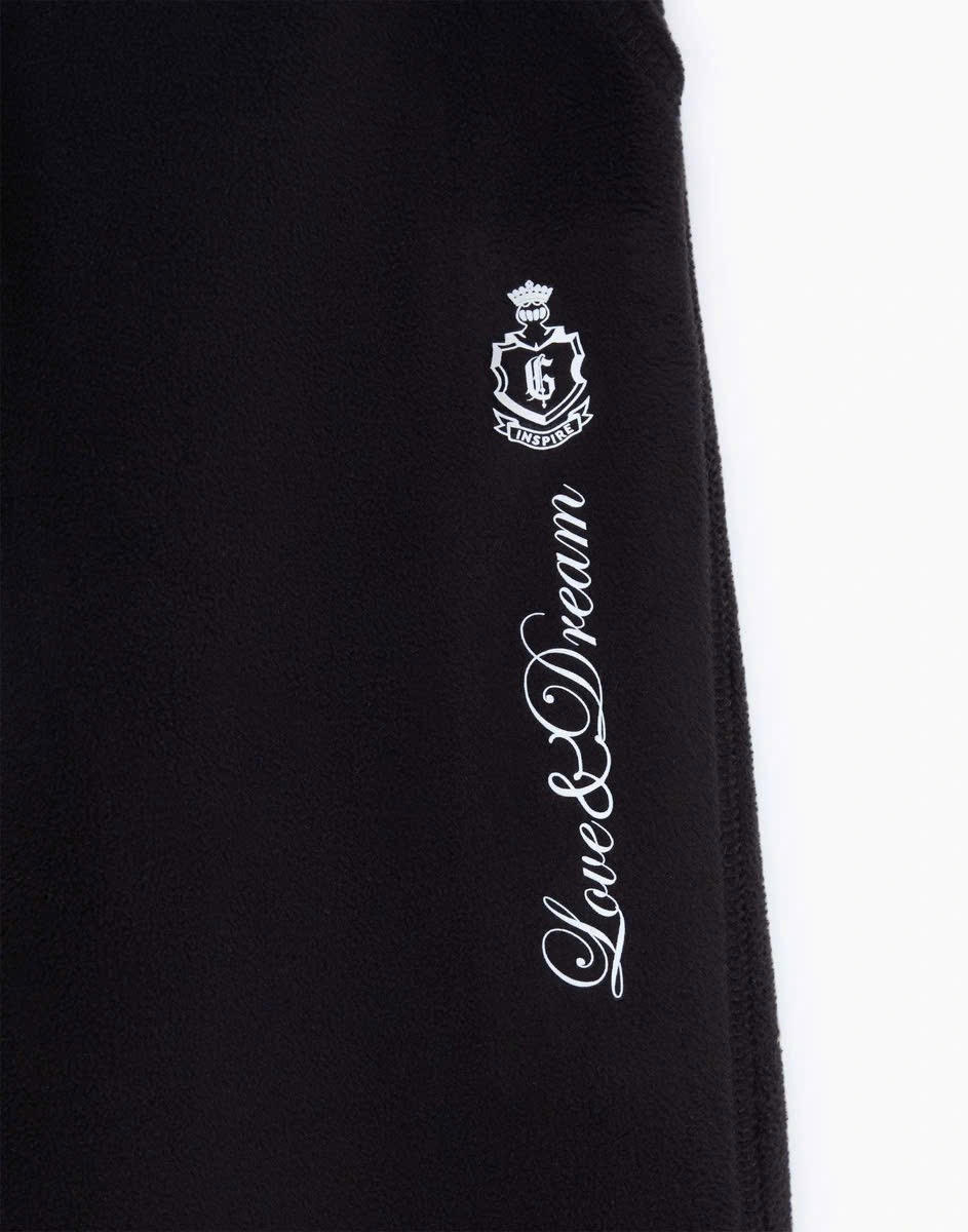 Quần nỉ bệt GGJJ màu đen LOVE & DREAM size 6 - 14y