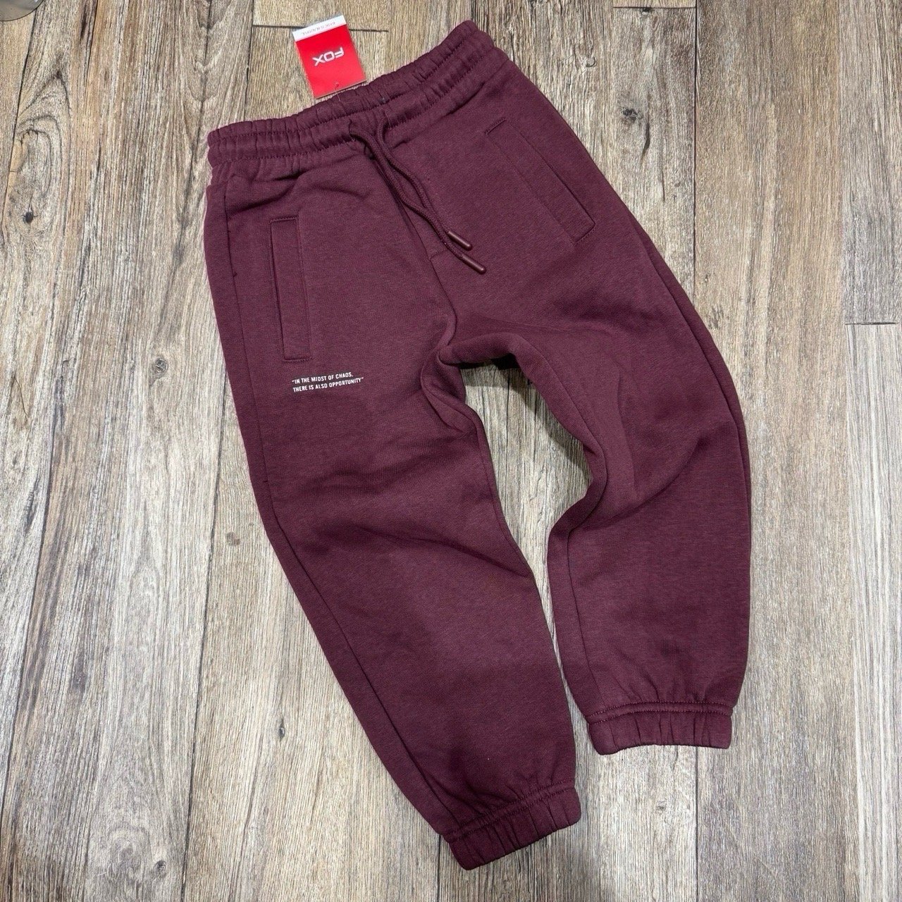 Quần nỉ bông FOX bo gấu dư xịn nhiều màu cho bé trai size 4-18y