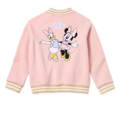Áo khoác bomber nỉ bông Disney dư xịn nhiều màu cho bé size 3-10y