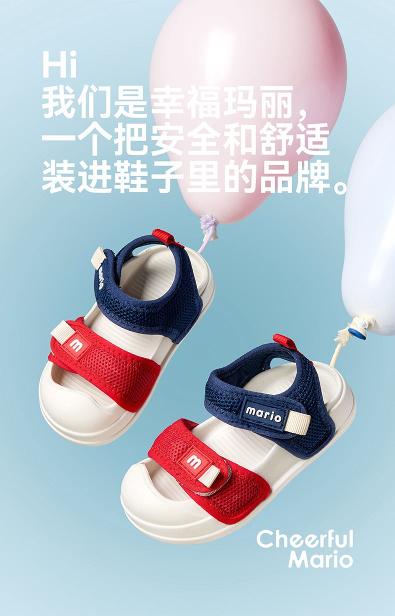 Sandal Mario 4 màu cho Bé size 140 - 190