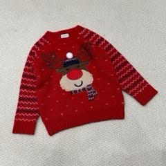 Áo len đỏ tuần lộc FF cho bé size 2 - 8y