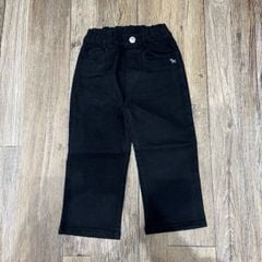 Quần kaki nỉ BD xuất Hàn màu đen cho bé size 100-145