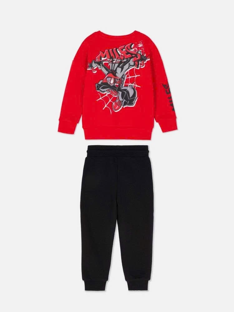 Bộ nỉ bông Pri.mark dư xịn màu đỏ Spiderman cho bé trai size 2-7y