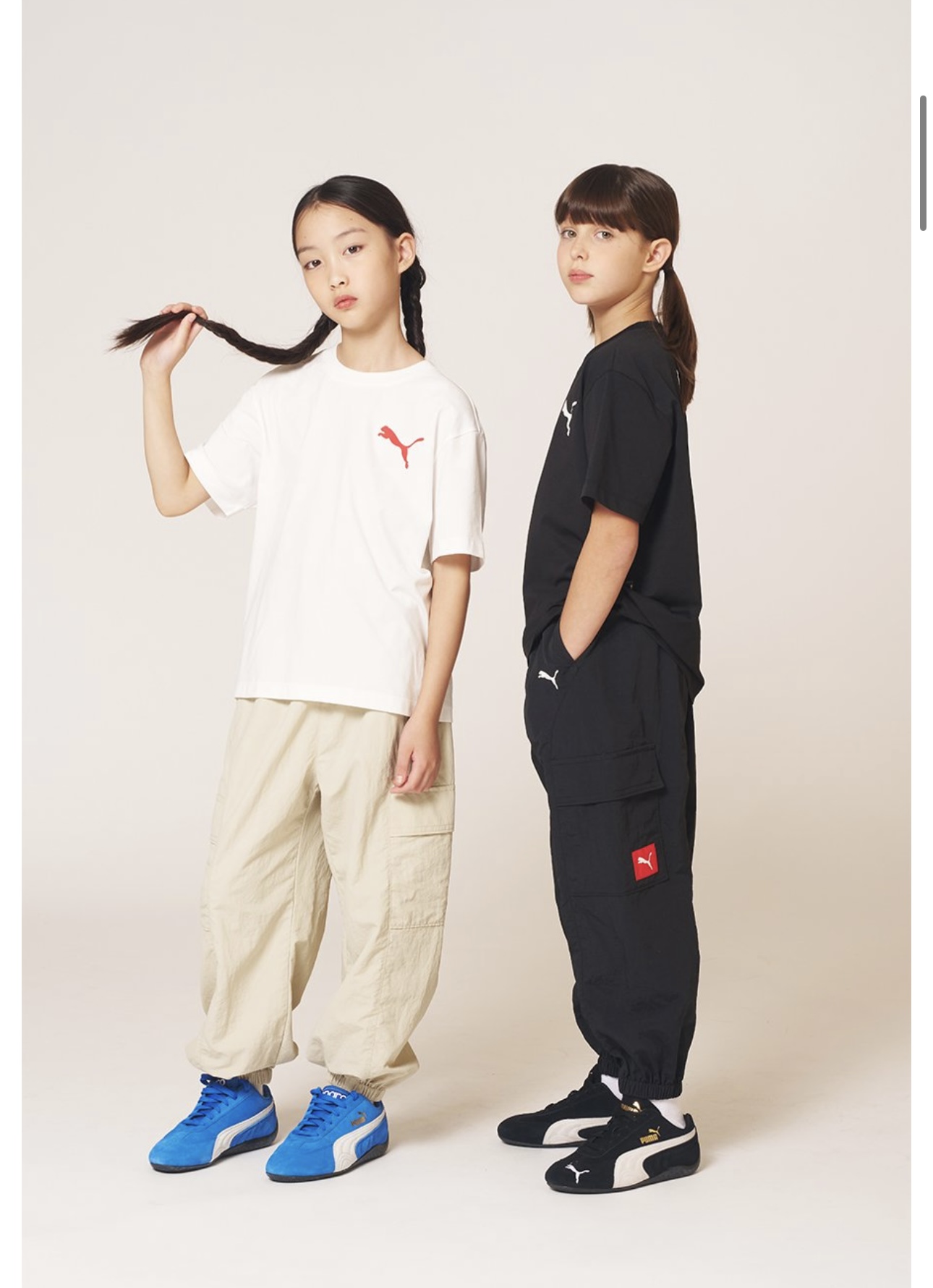 Quần gió túi hộp PM xuất Hàn 2 màu đen/be bé trai size 120-160