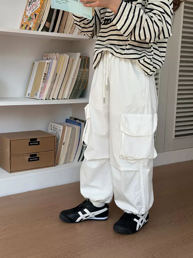 25A029 - Quần kaki túi hộp AMBB nhiều màu cho bé gái size 120-160