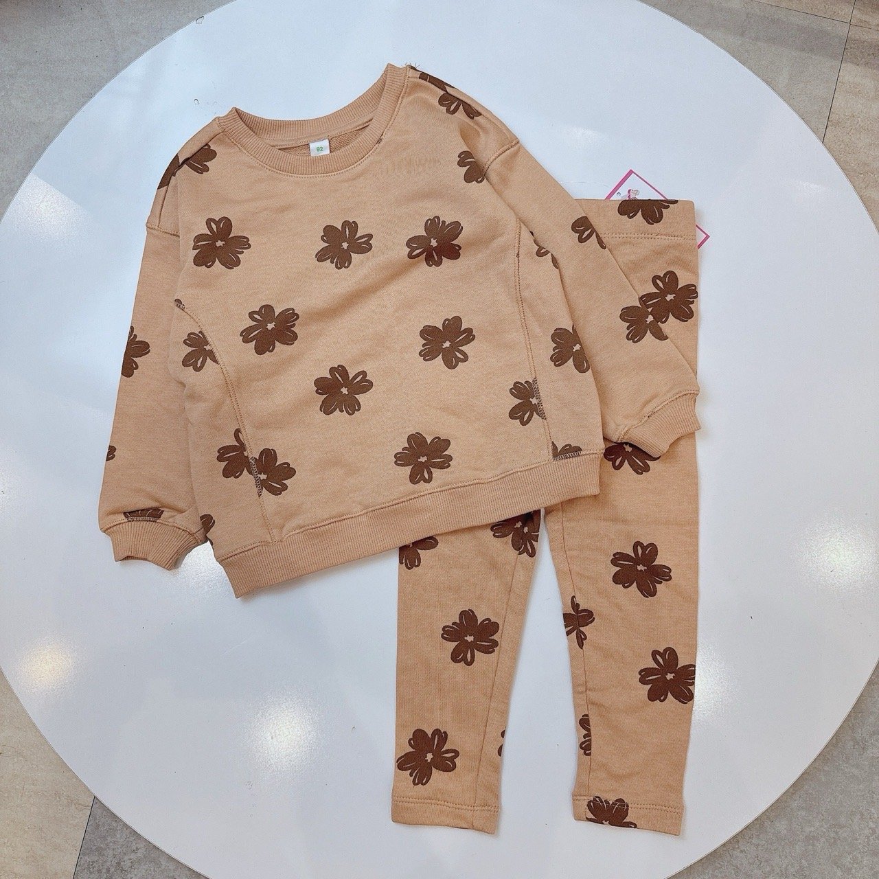 Bộ nỉ Sela dư xịn in tràn nhiều mẫu cho bé gái size 92-128