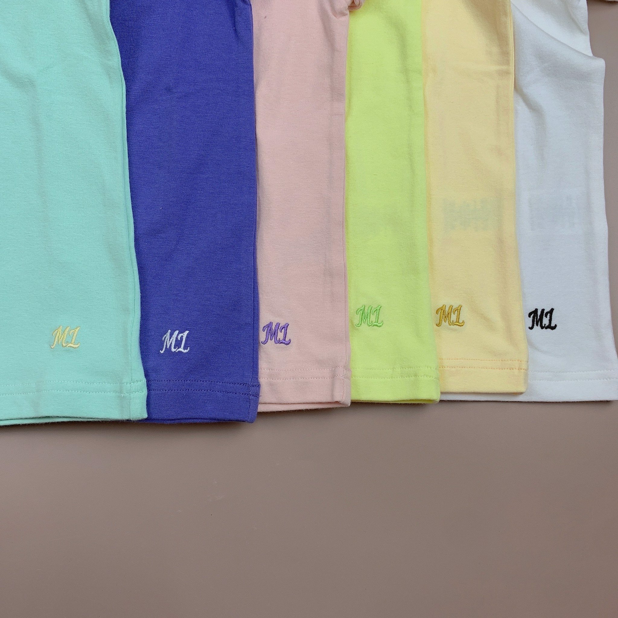 Áo cotton cổ 3p giữ nhiệt MiLam vải Hàn trơn nhiều màu BTBG size 110-160