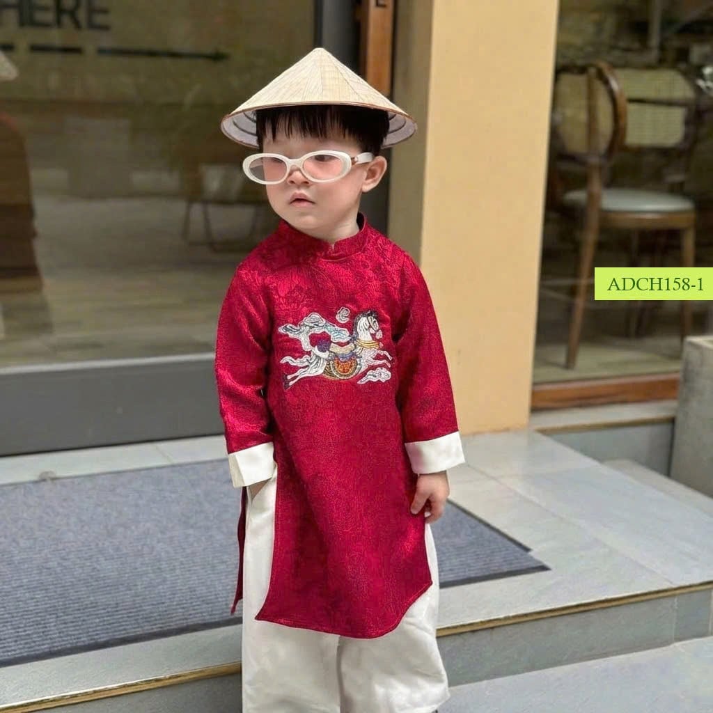 AD02 - Set áo dài trẻ em của Oli River bé trai size 3-12y