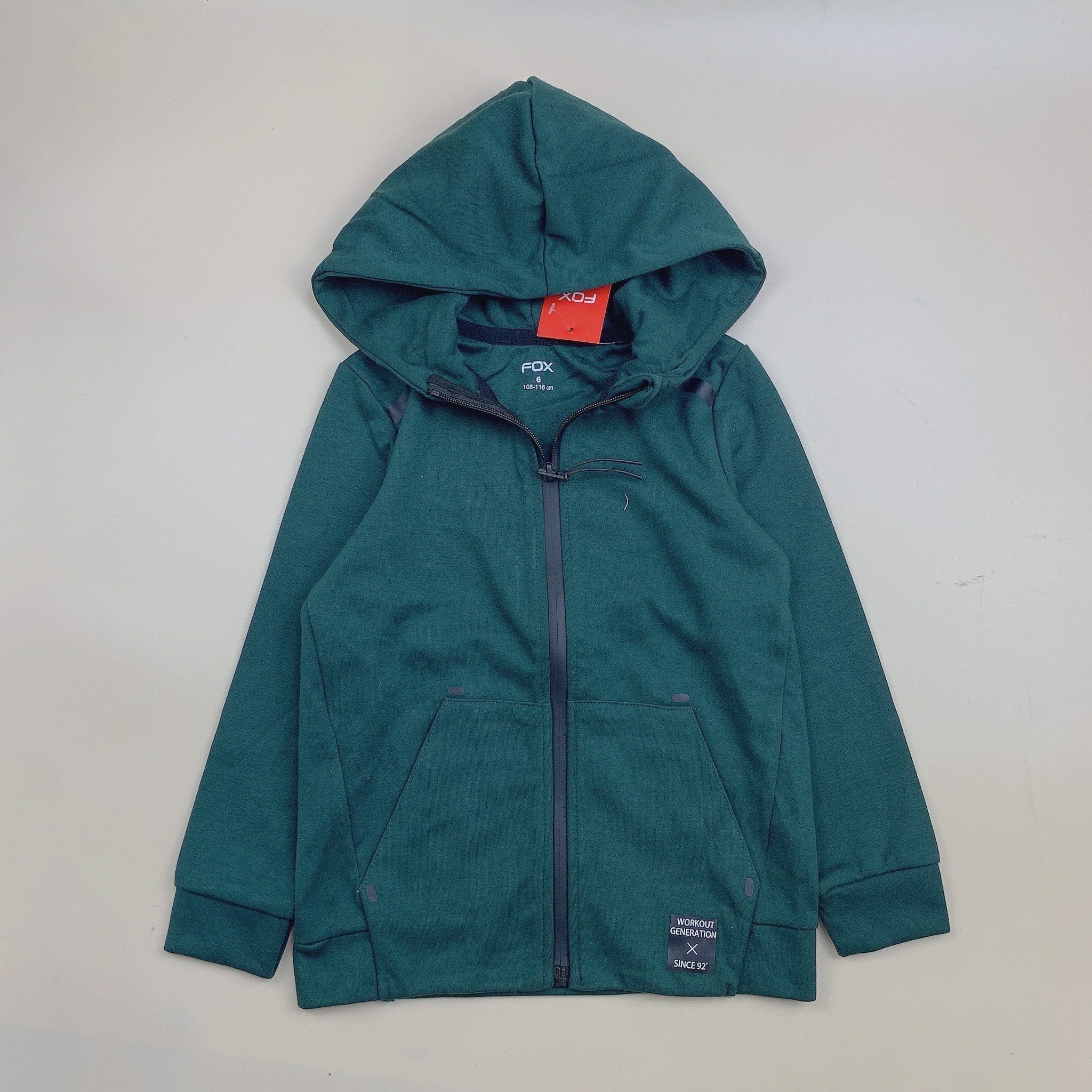 Áo khoác nỉ Fox có mũ nhiều màu 4-16y BT