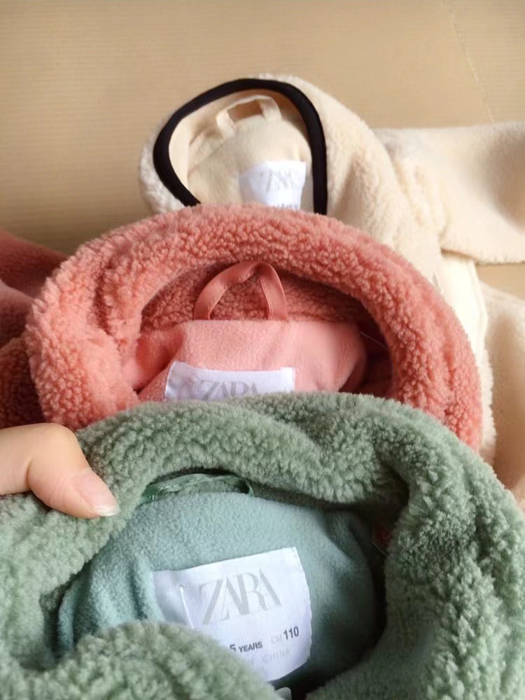 Bộ lông Zara túi ngực 3 màu size 9m - 5y