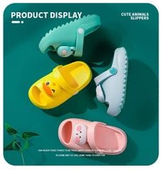 Sục nhựa trơn màu đính hoạt hình 1 BTBG