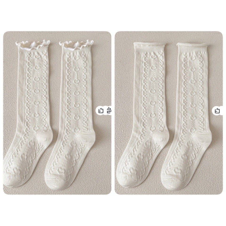 Tất cao cổ trơn nhiều màu Minliu cho bé gái size 3-12y