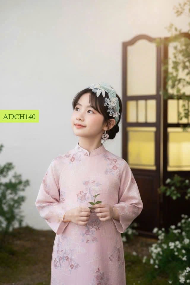 AD01 - Set áo dài trẻ em của Oli River bé gái size 3-12y