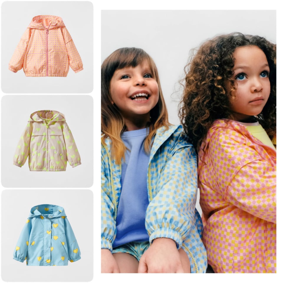 Áo khoác gió Zara lót lưới/cotton 4 màu BG