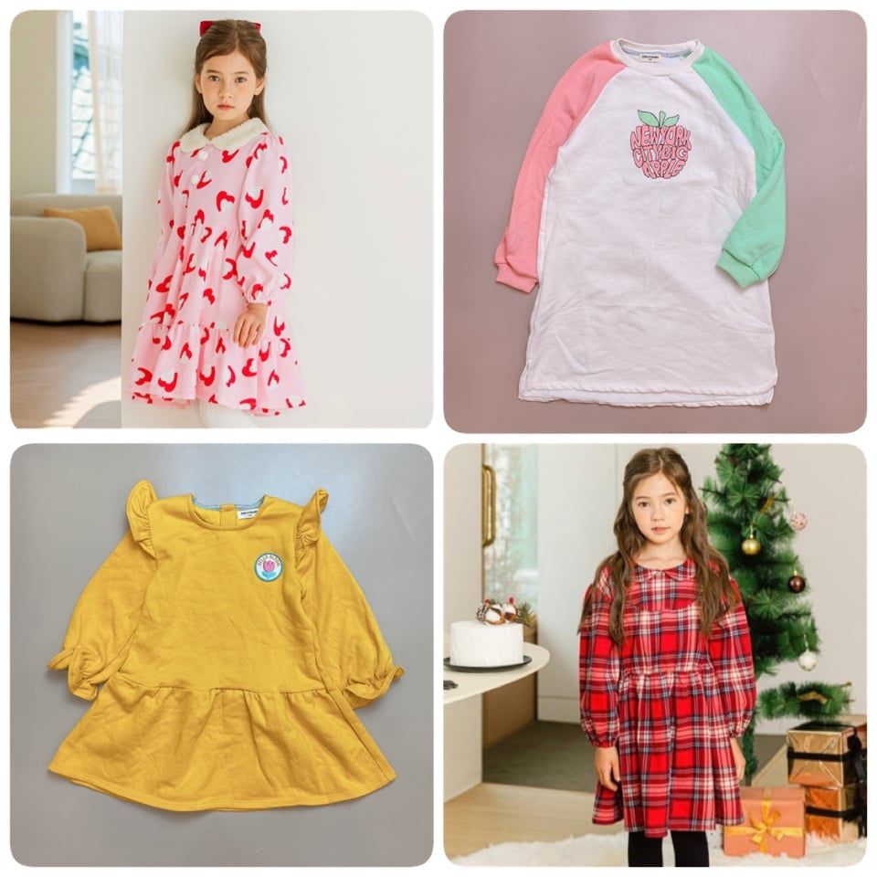 Váy nỉ bông Owley Barn nhiều hình size 110 - 160