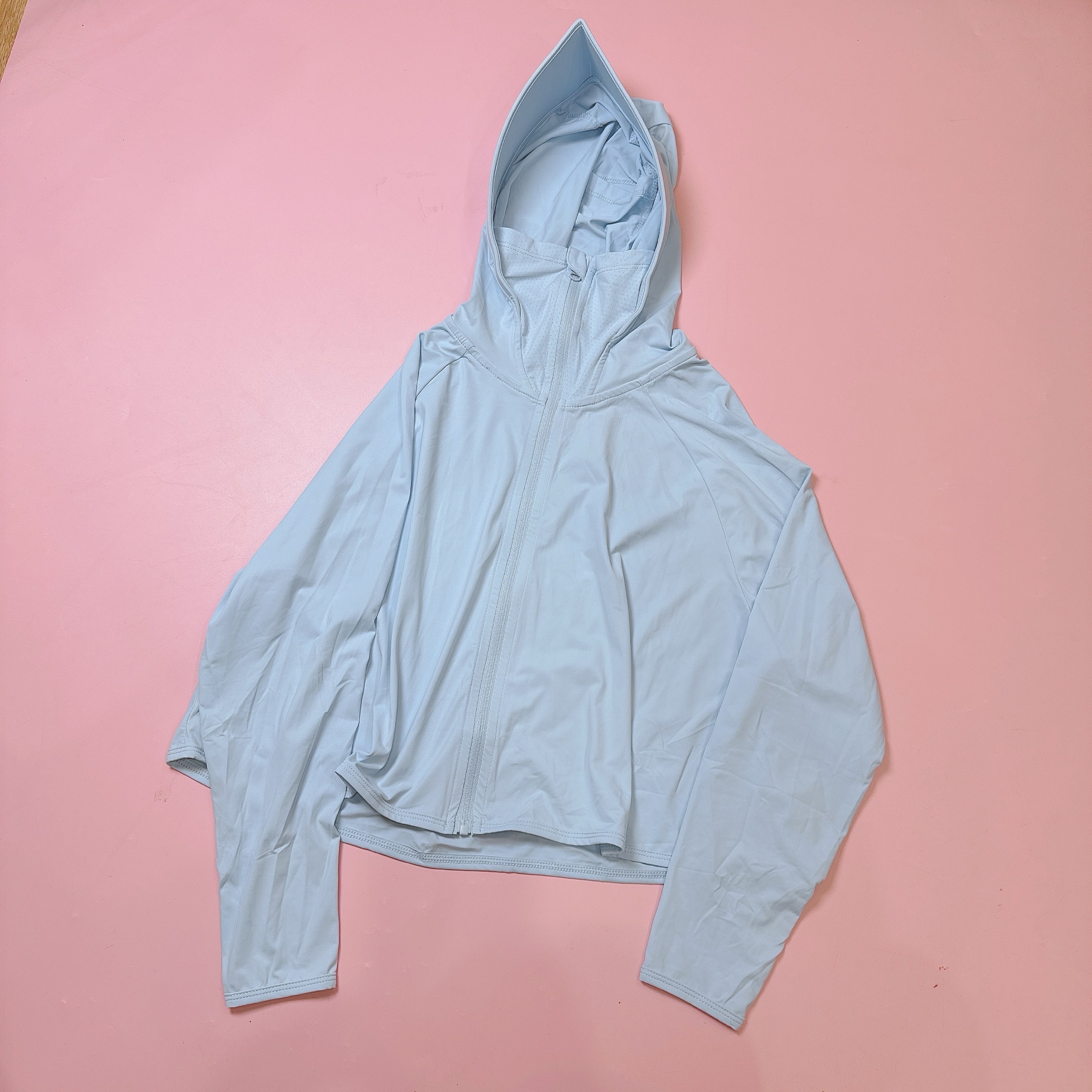 Áo khoác chống nắng +50UPF vải làm mát trơn nhiều màu cho bé size 110-160