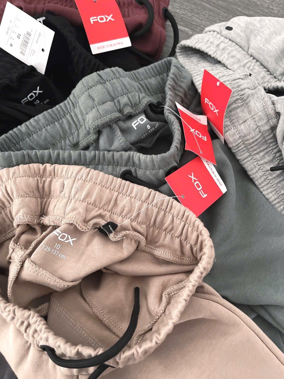 Quần nỉ ép FOX dư xịn nhiều màu cho bé trai size 4-16y