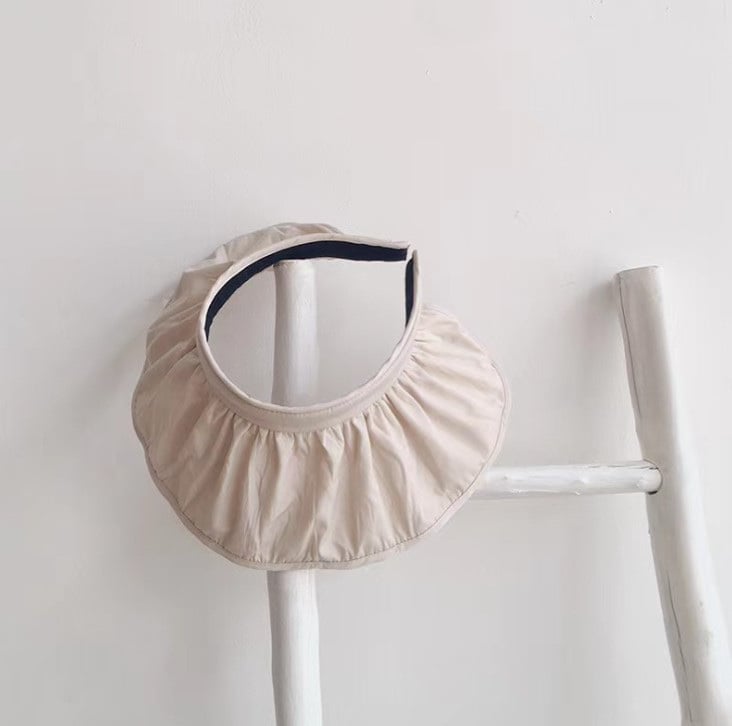 Mũ hở chóp vành bèo rộng trơn nhiều màu BG