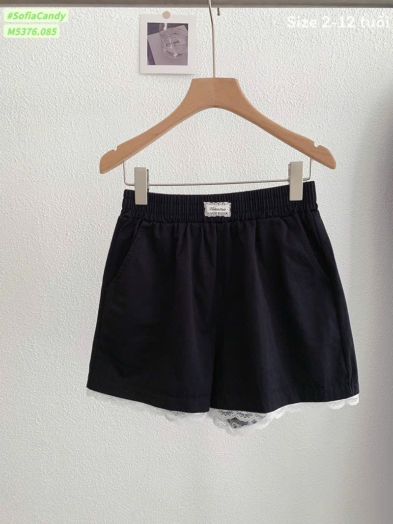 M5376 - Quần short kaki Mia Kids nhiều màu cho bé size 2-12y