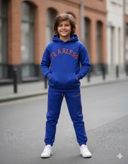 Bộ nỉ Pri.mark dư xịn màu xanh coban Fearless bé trai size 8-14y