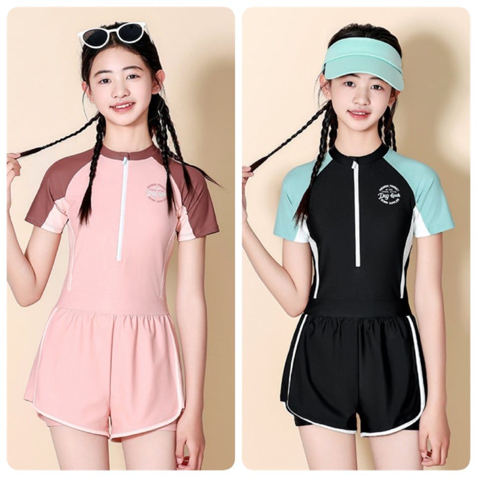 2397 - Bộ bơi YUKE liền thân cho bé gái size 2XL-6XL