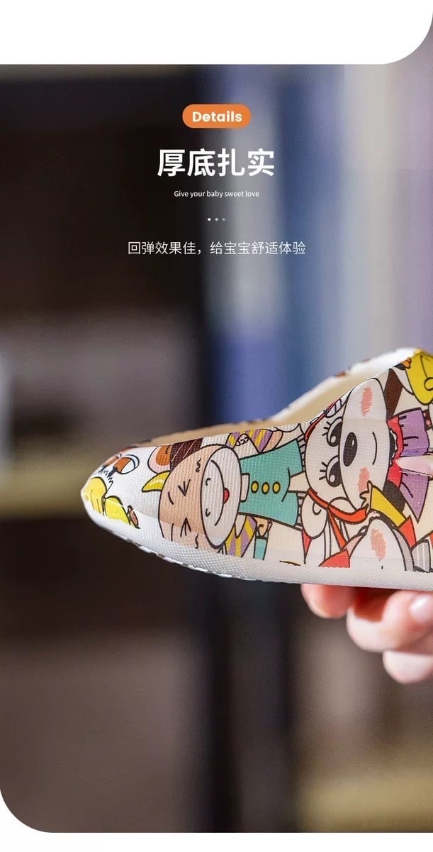 Dép in tràn hình động vật 4 màu BTBG