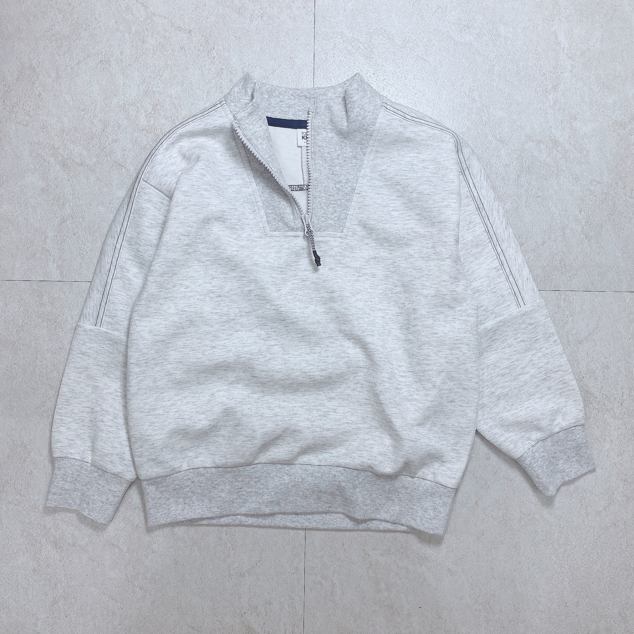 Áo nỉ Topten đen Classic Campus / Ghi trơn / Đen Challenge size 120 - 170