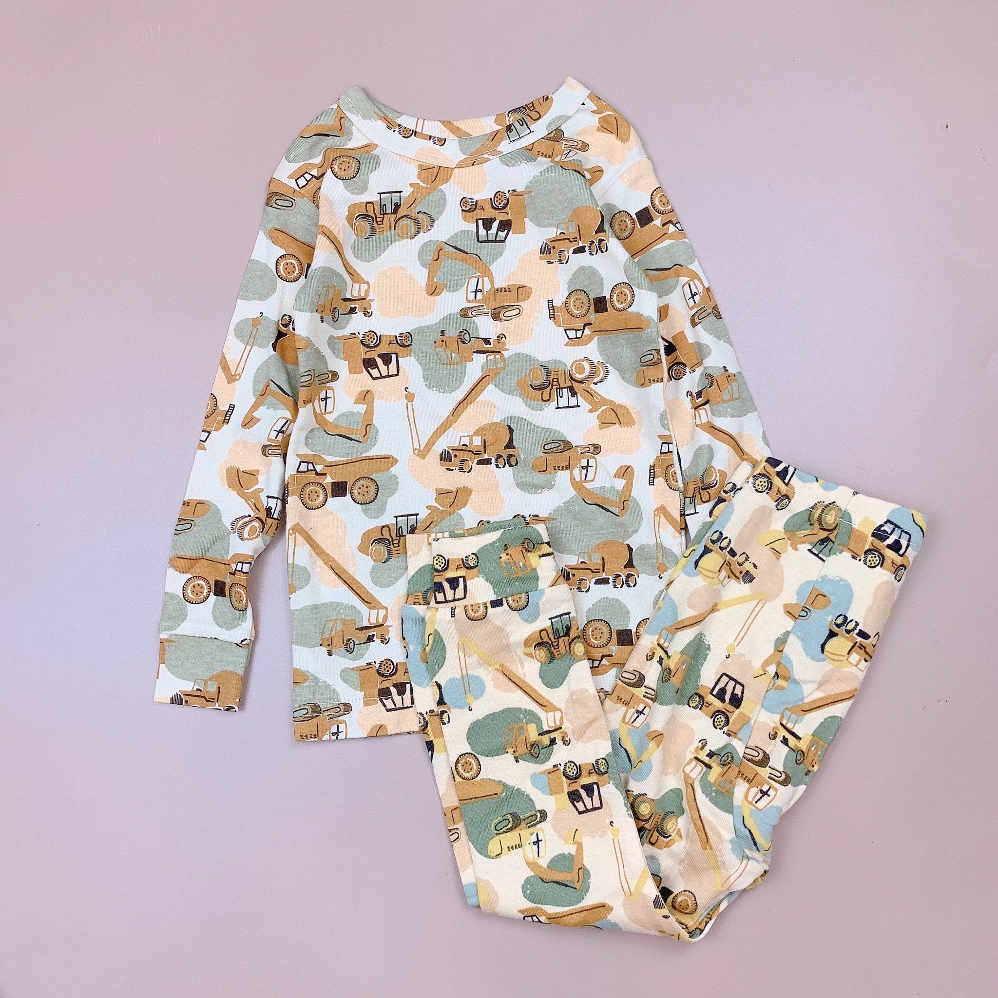 Bộ cotton BabyGap BT - nhiều hình ô tô size 12m - 6y