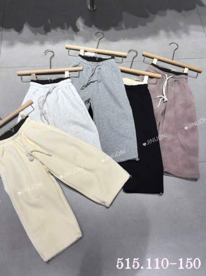 201515 - Quần nỉ lót nỉ ống suông nhiều màu cho bé size 110-150