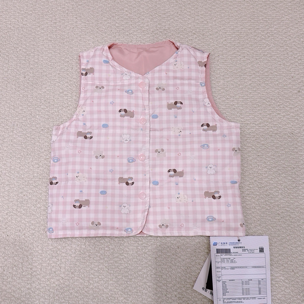 Áo khoác gile lông vũ Liwu Kids siêu nhẹ 2 mặt nhiều mẫu cho bé size 90 - 130