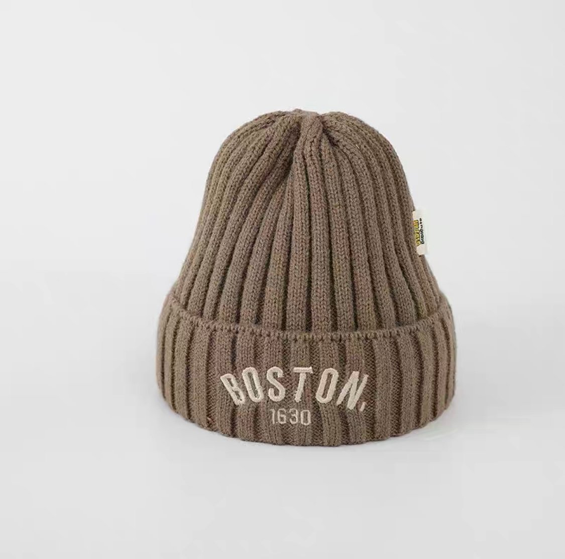 Mũ len Boston trơn 5 màu BTBG Free size 1 - 5y