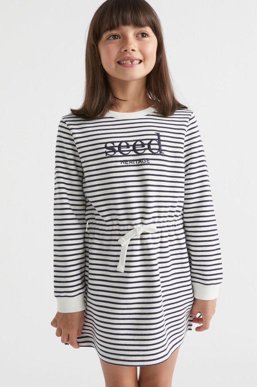 V00107 - Váy nỉ bông chun eo nhiều màu size 12m - 10y