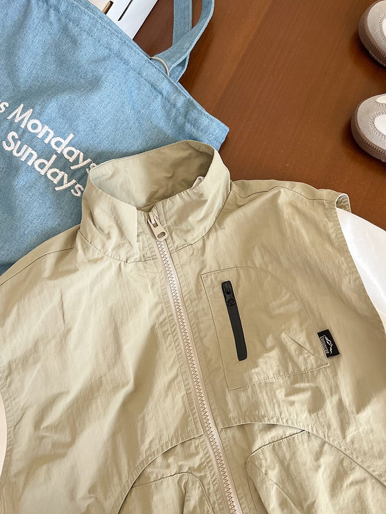 24X114 - Áo gile gió 2 lớp AMBB outdoor cho bé trai size 110-170