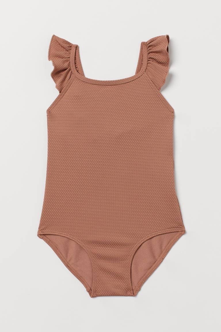 Bộ bơi HM màu cam đất bèo vai BG size 2 - 10y