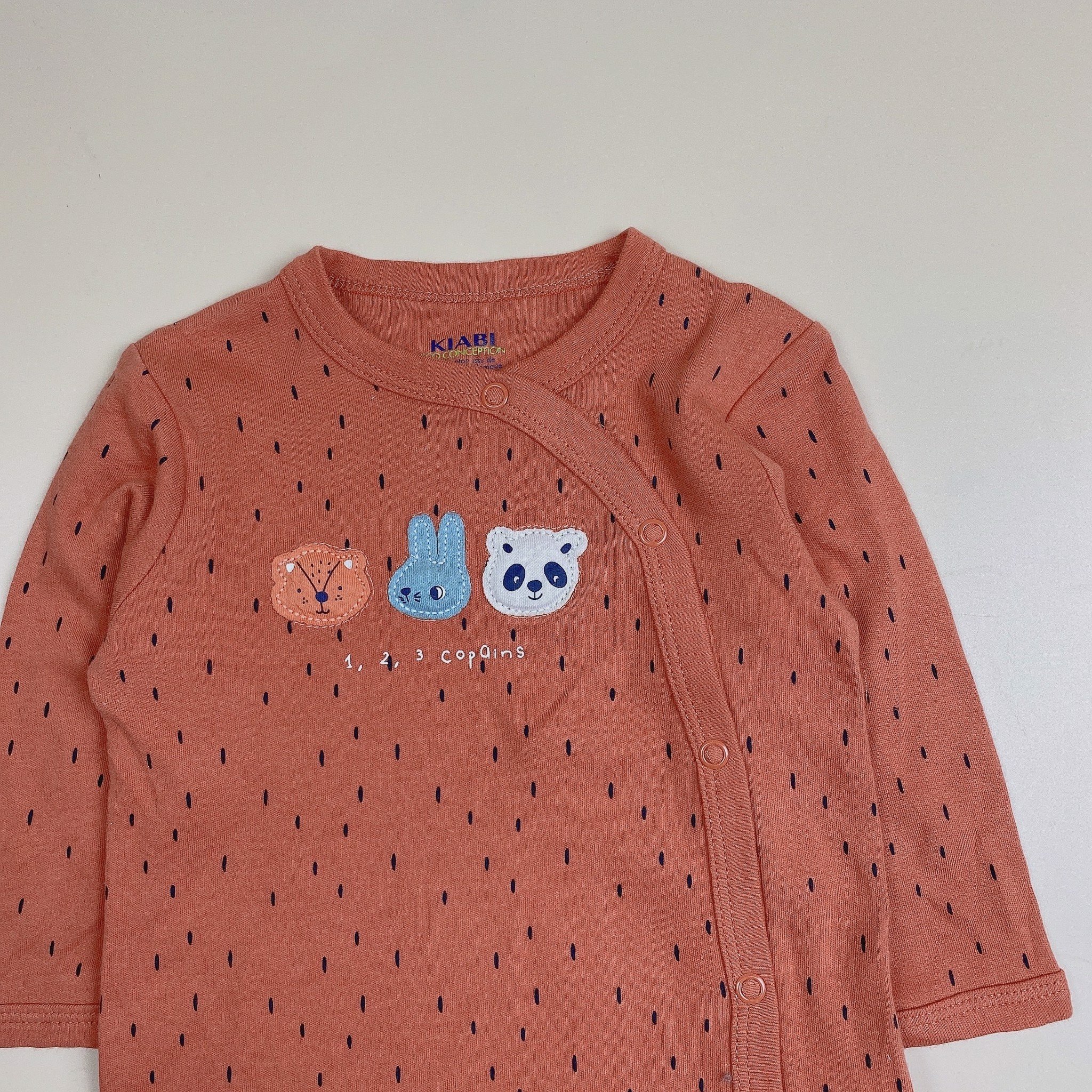 Body cotton liền thân Kiabi nhiều mẫu Bé Trai