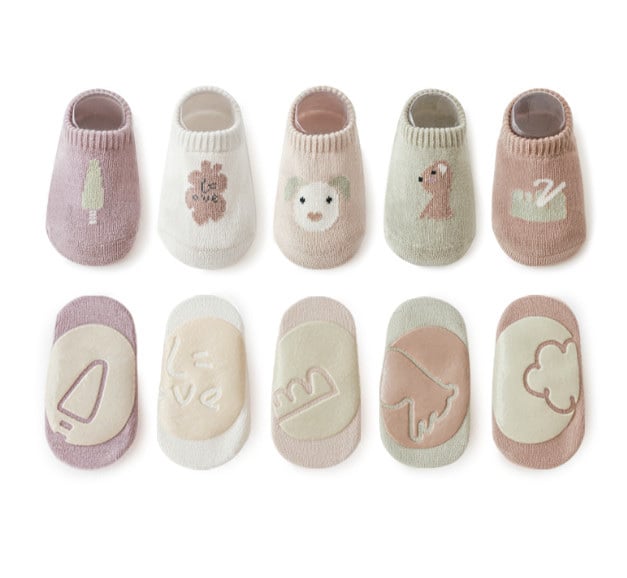 Tất chống trượt ngắn cổ Nemo Baby 5 hình