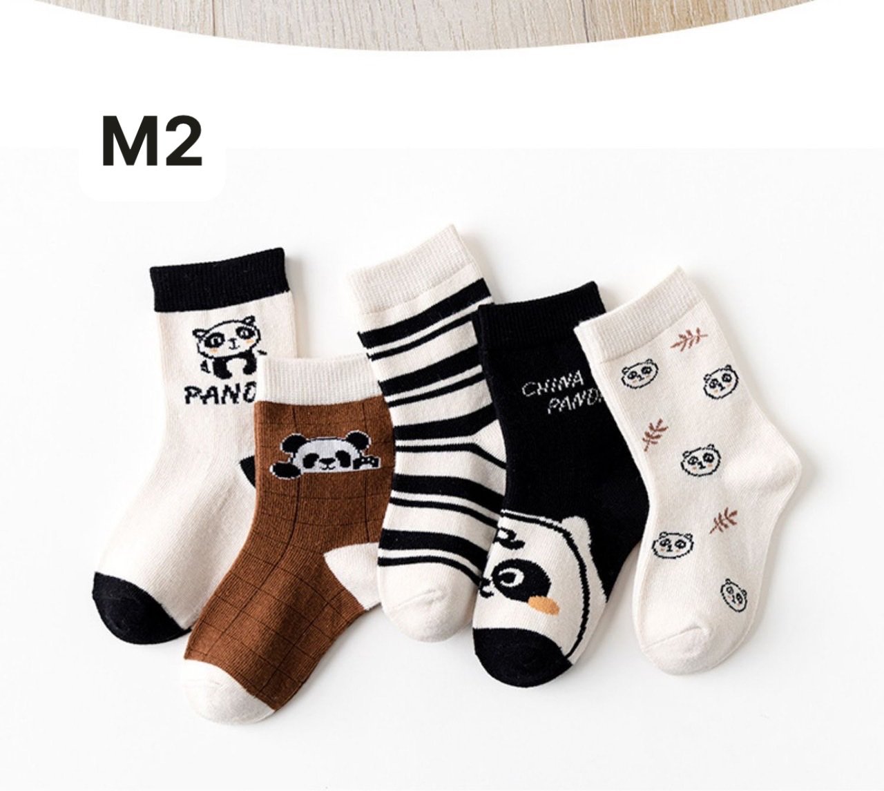Set 5 tất Kids Socks 17 màu Bé Trai