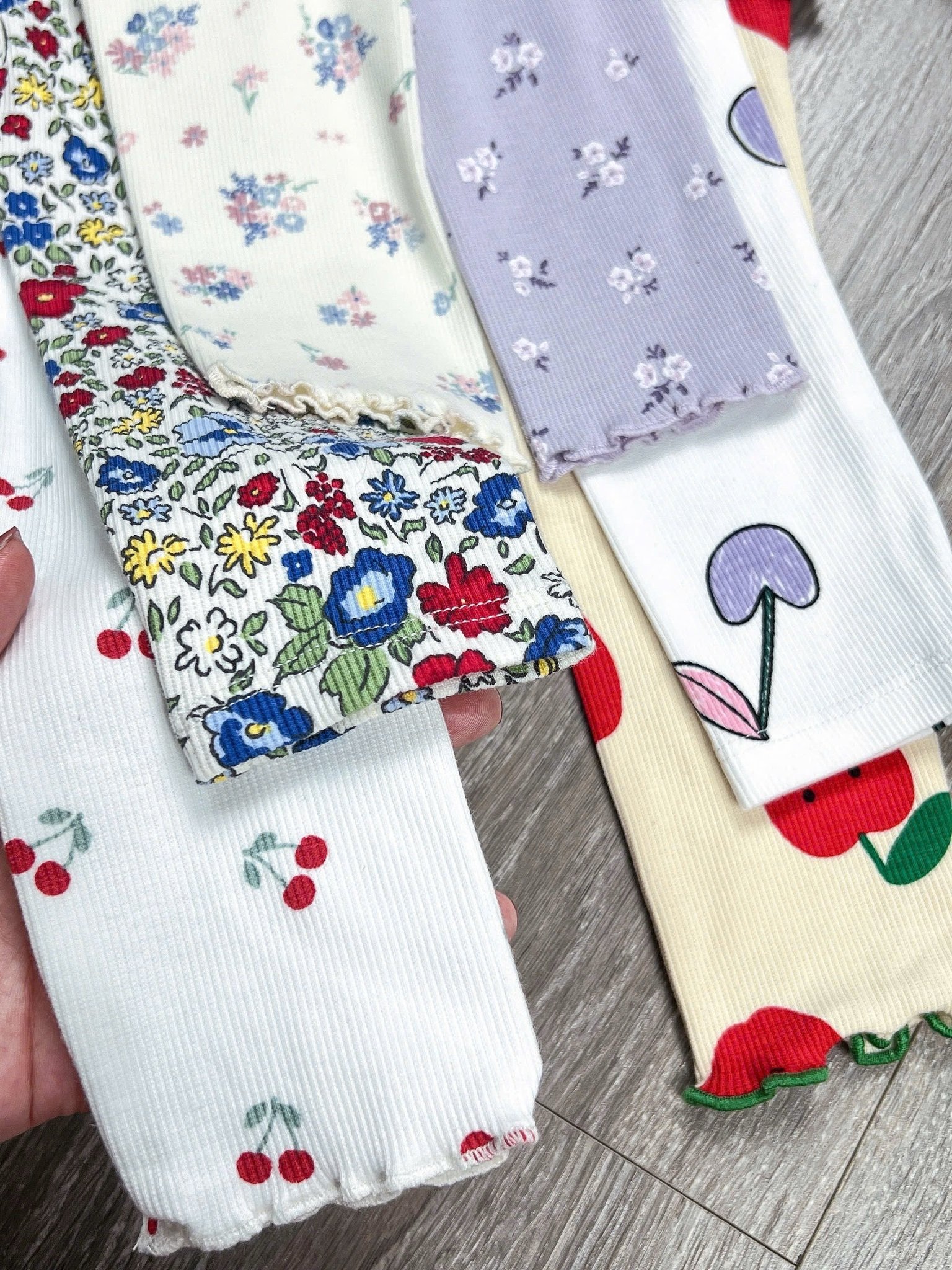 Legging thun tăm GGJJ dư xịn nhiều màu cho bé size 2-8y