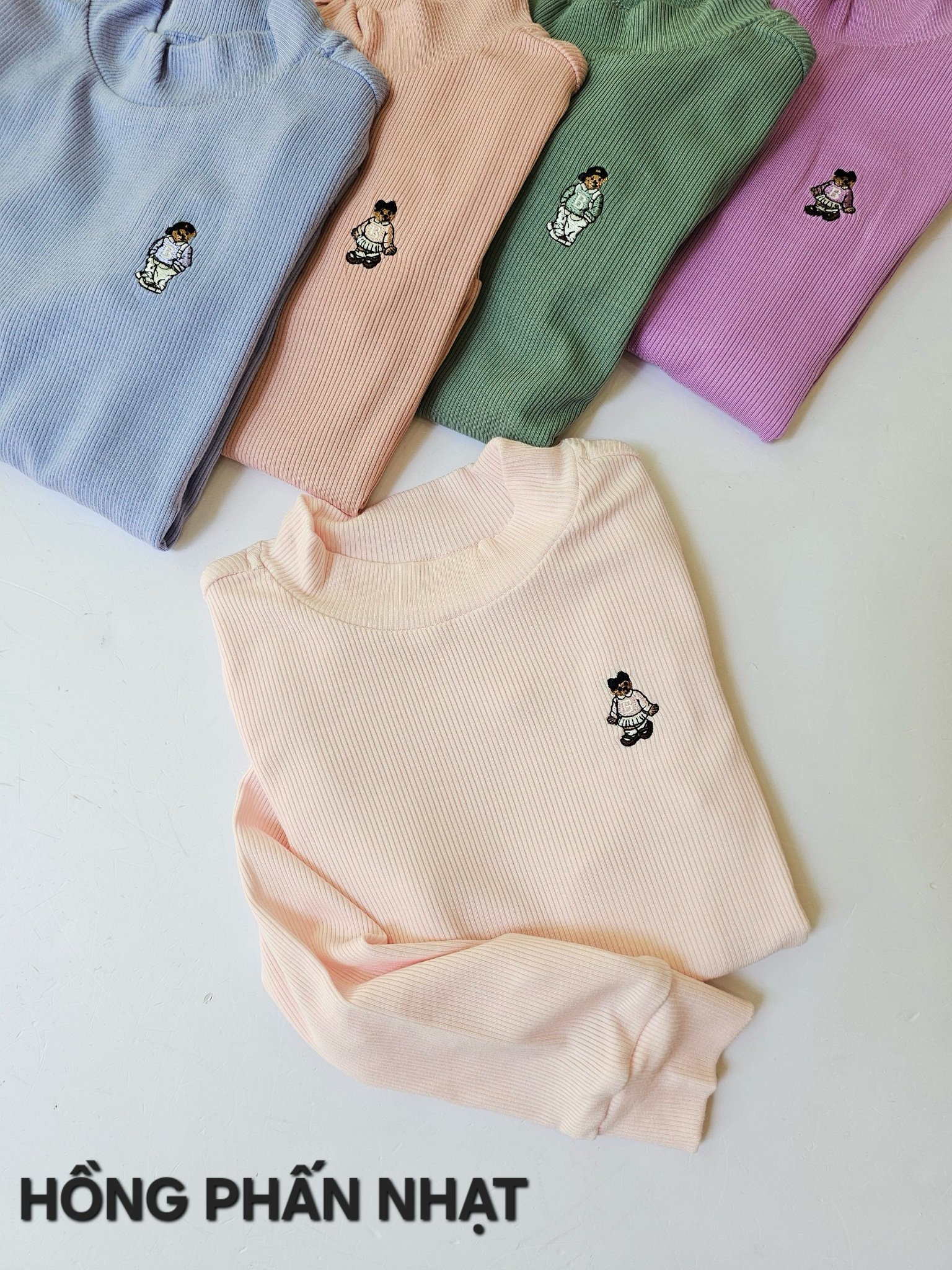 BM2510TS08 - Áo cổ 3p Beemon nhiều màu cho bé