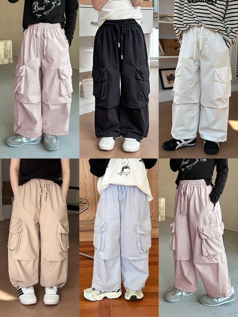 25A029 - Quần kaki túi hộp AMBB nhiều màu cho bé gái size 120-160