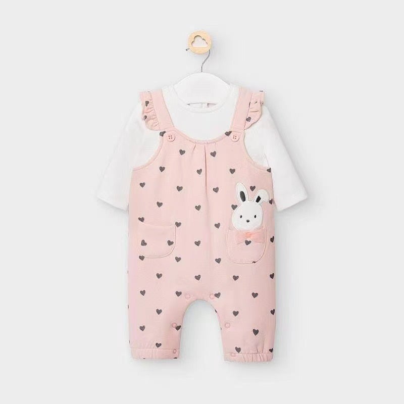 Set áo liền quần yếm Mayoral nhiều hình BG size 1m - 18m