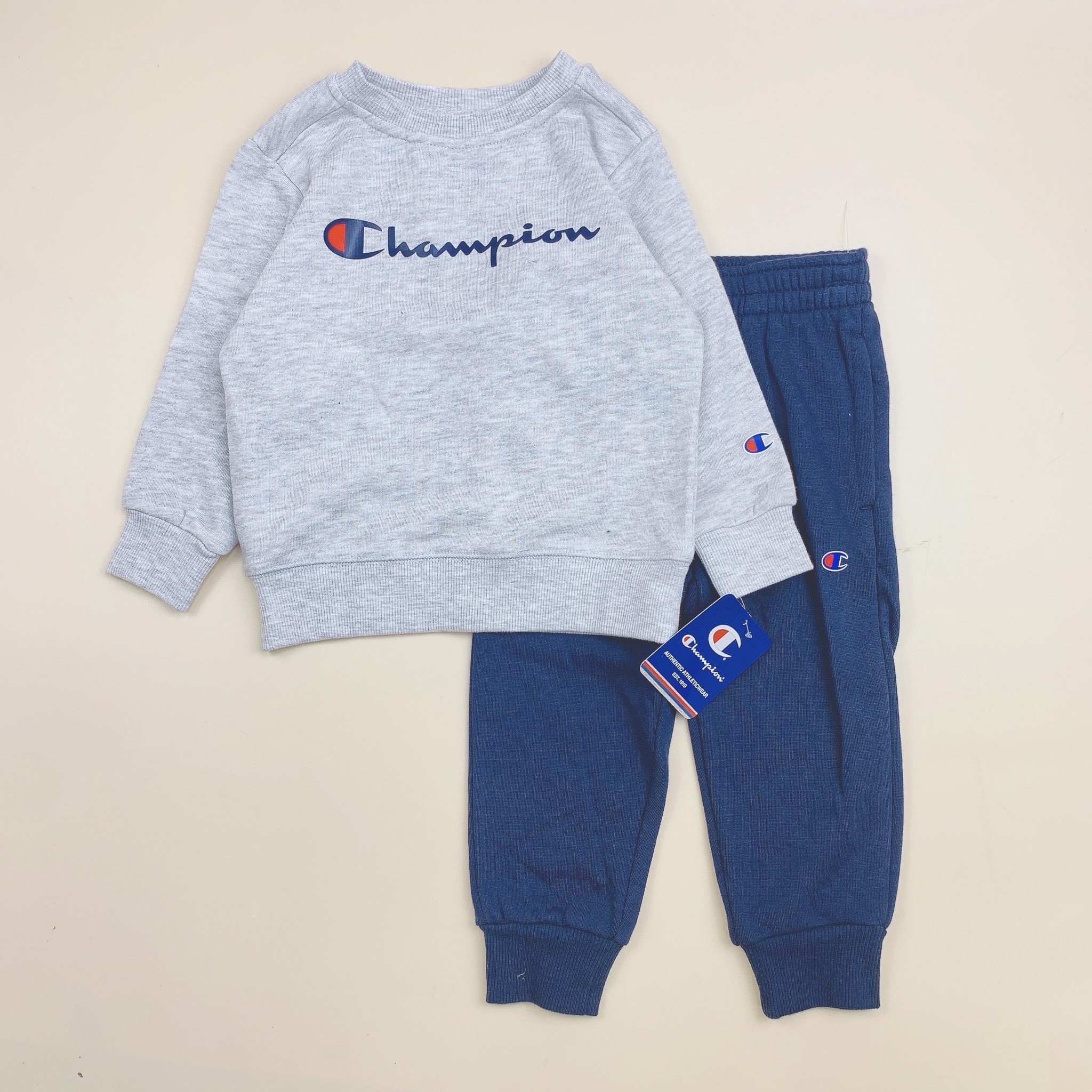 Bộ Champion nỉ bông nhiều màu 1-7y BT