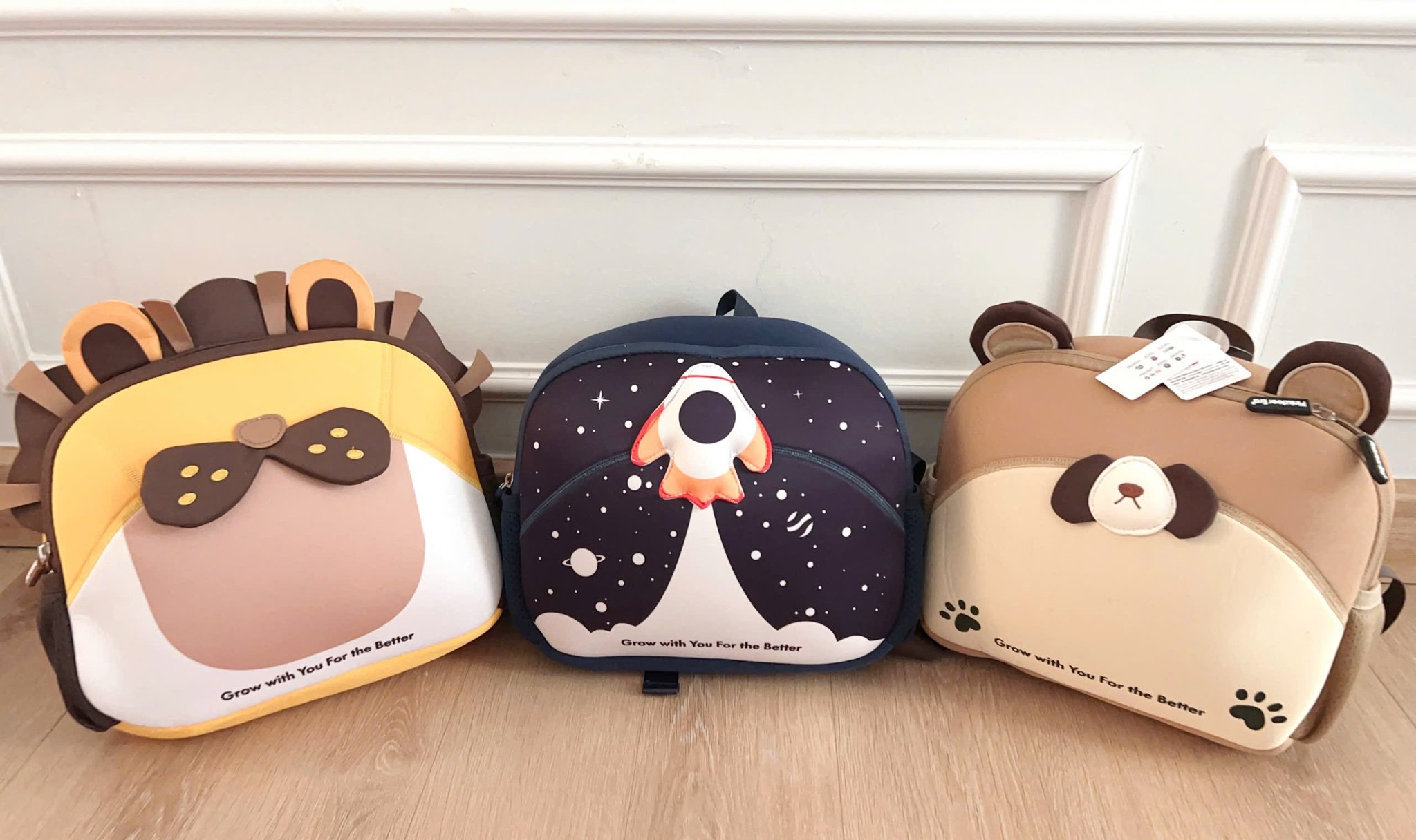 Ba lô Tochang siêu nhẹ cho các bé học mẫu giáo nhiều màu