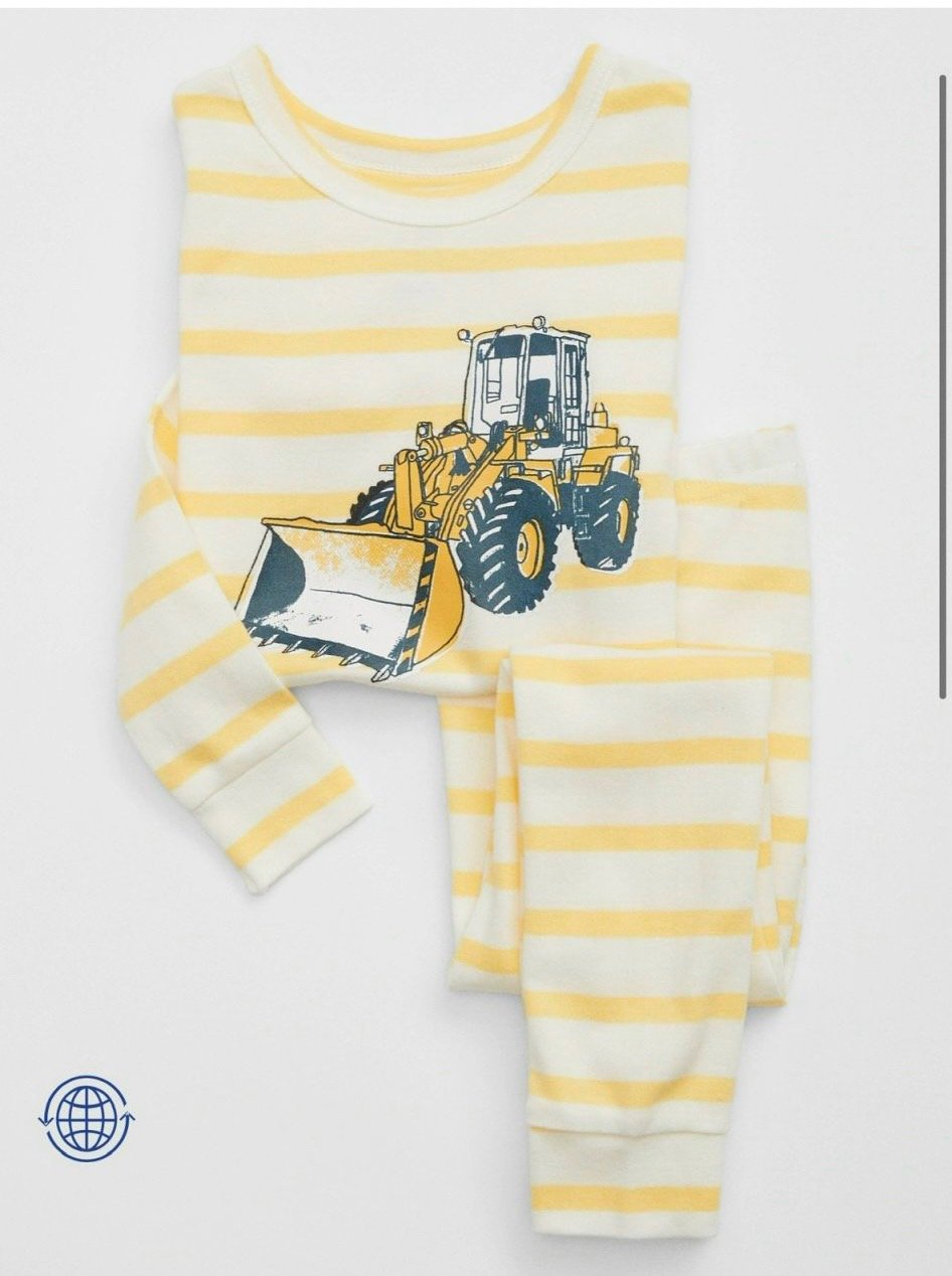 Bộ cotton BabyGap BT - nhiều hình ô tô size 12m - 6y