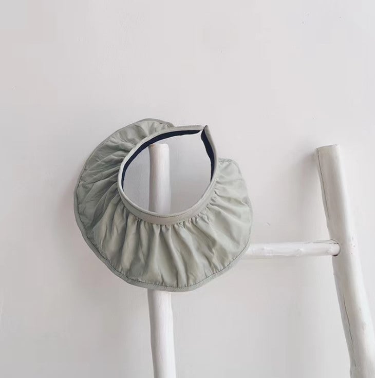 Mũ hở chóp vành bèo rộng trơn nhiều màu BG