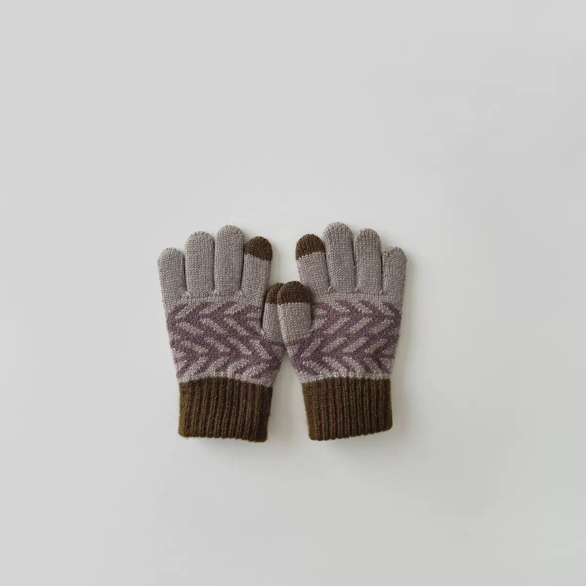 Găng tay len họa tiết nhiều màu cho bé size 3-8y