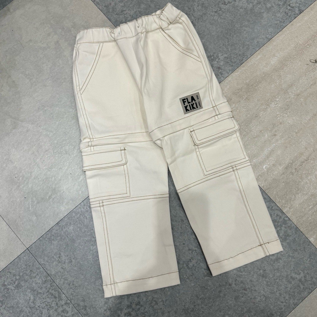 Quần jean mềm túi hộp ống suông xuất Hàn nhiều màu cho bé size 4-14y