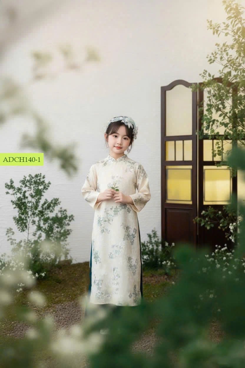AD01 - Set áo dài trẻ em của Oli River bé gái size 3-12y
