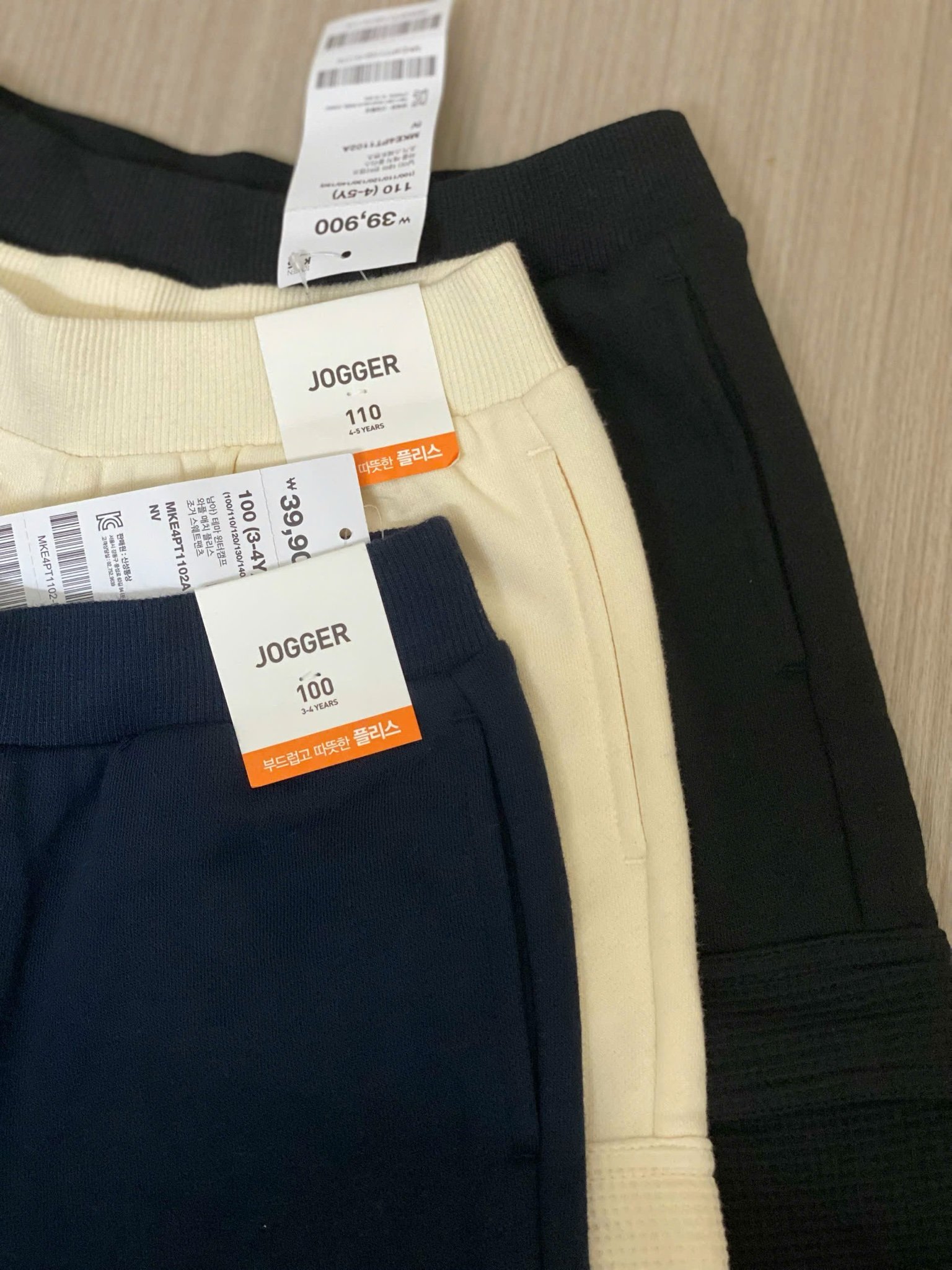 Quần jogger nỉ bông Topten phối túi nỉ tổ ong nhiều màu cho bé size 100-150